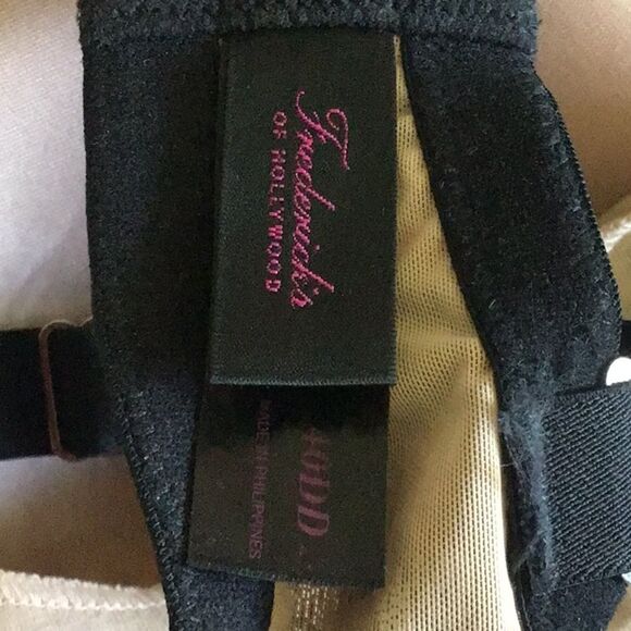 40DD Frederick's of Hollywood Full Coverage Animal Print Black Bra Vintage Y2K - Picture 9 of 10